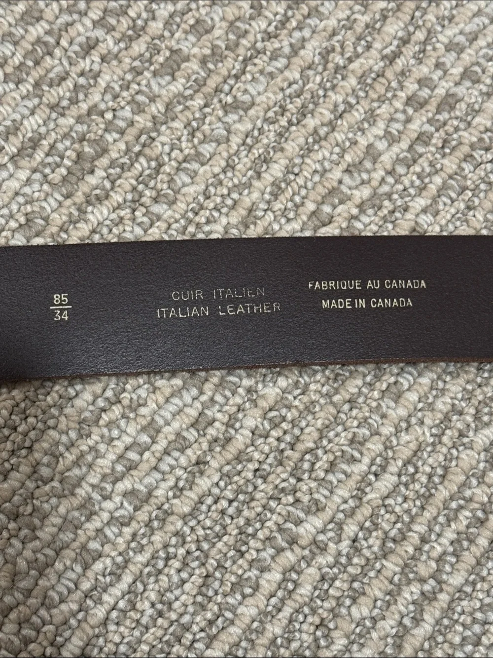 Sundance Catalog Dark Brown Leather Belt